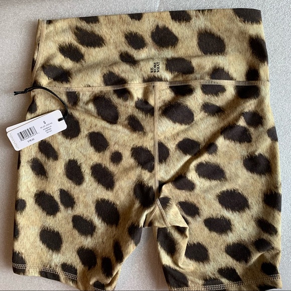 WeWoreWhat Splice Cheetah Print Bike Shorts - Picture 6 of 7